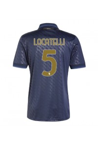 Juventus Manuel Locatelli #5 Voetbaltruitje 3e tenue 2024-25 Korte Mouw